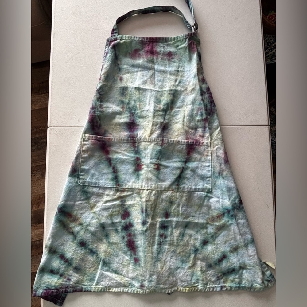 Tie-Dye Kids Apron for cooking